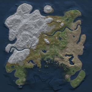 Thumbnail Rust Map: Procedural Map, Size: 4500, Seed: 1503363834, 16 Monuments