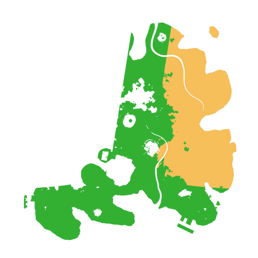 Biome Rust Map: Procedural Map, Size: 3000, Seed: 947620975