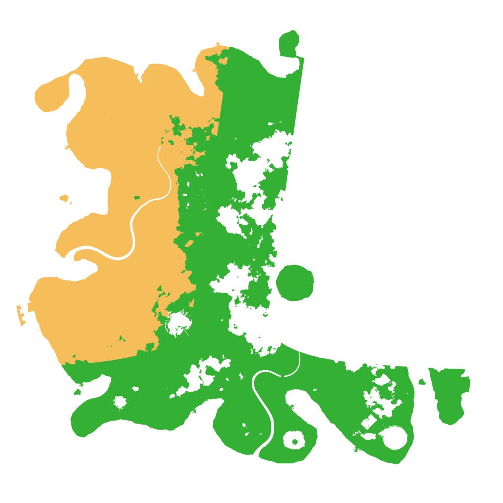 Biome Rust Map: Procedural Map, Size: 3700, Seed: 486828917