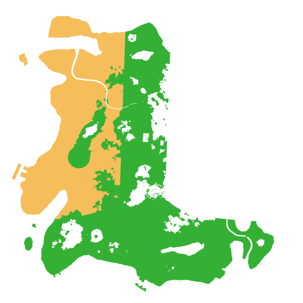 Biome Rust Map: Procedural Map, Size: 3650, Seed: 405943696