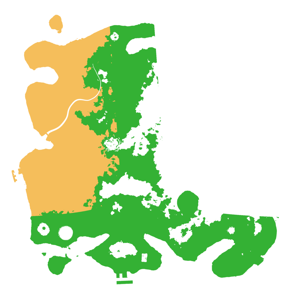 Biome Rust Map: Procedural Map, Size: 3700, Seed: 573542558