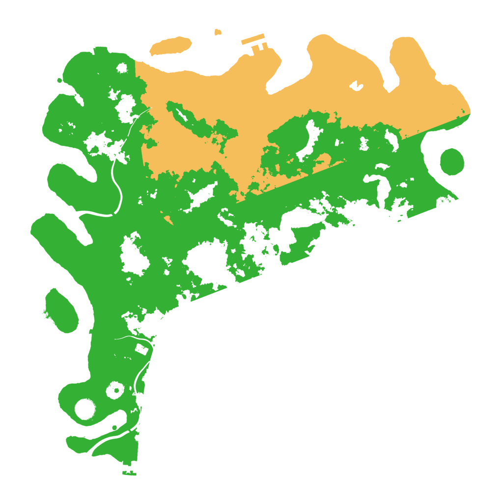 Biome Rust Map: Procedural Map, Size: 4300, Seed: 152648