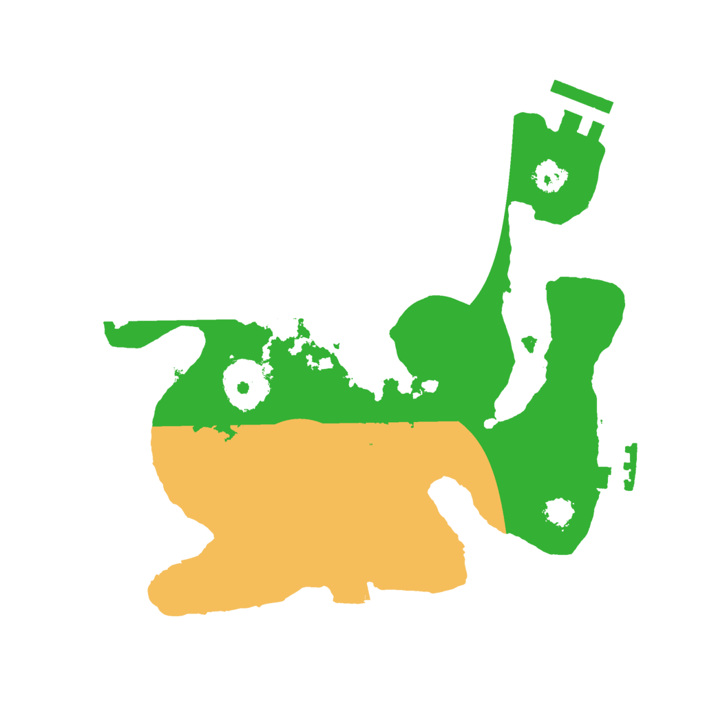 Biome Rust Map: Procedural Map, Size: 2250, Seed: 966407724