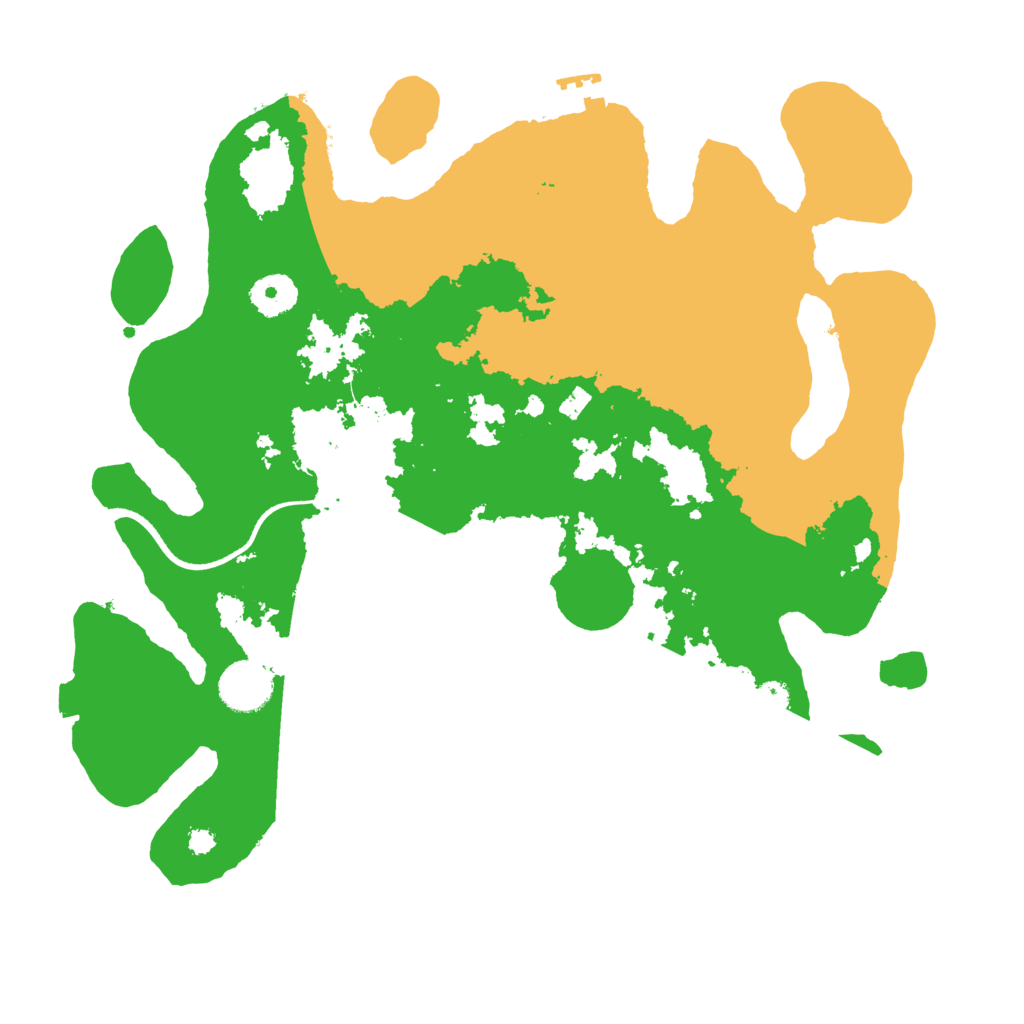 Biome Rust Map: Procedural Map, Size: 3500, Seed: 1333007984