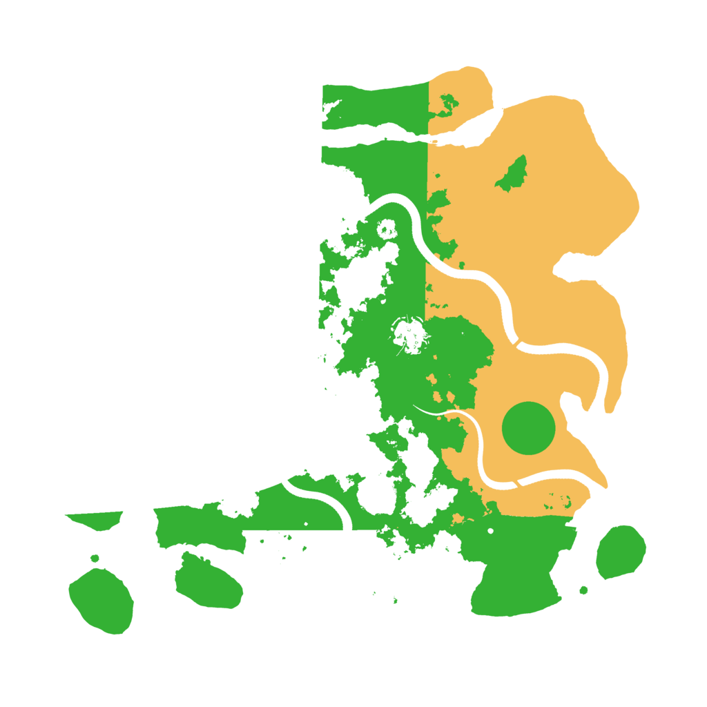 Biome Rust Map: Procedural Map, Size: 3500, Seed: 1777497933