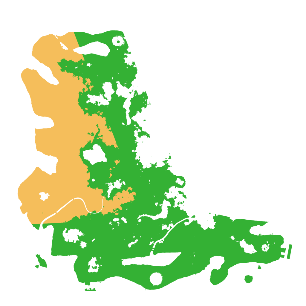 Biome Rust Map: Procedural Map, Size: 4250, Seed: 552422