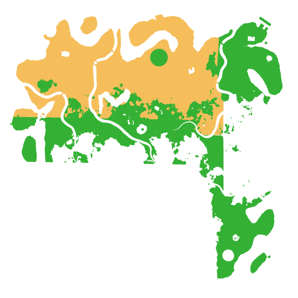 Biome Rust Map: Procedural Map, Size: 4500, Seed: 965163498