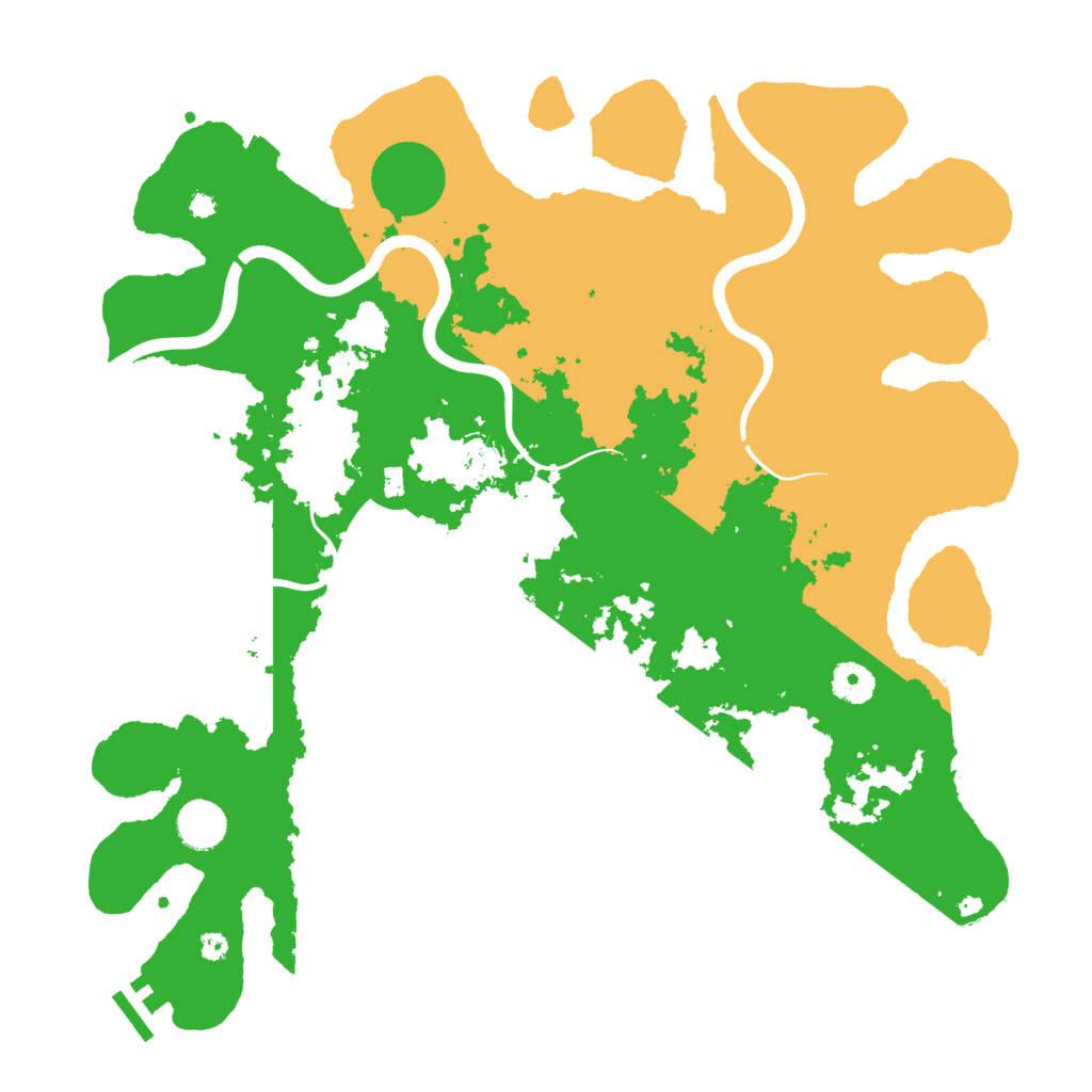 Biome Rust Map: Procedural Map, Size: 3900, Seed: 8675309