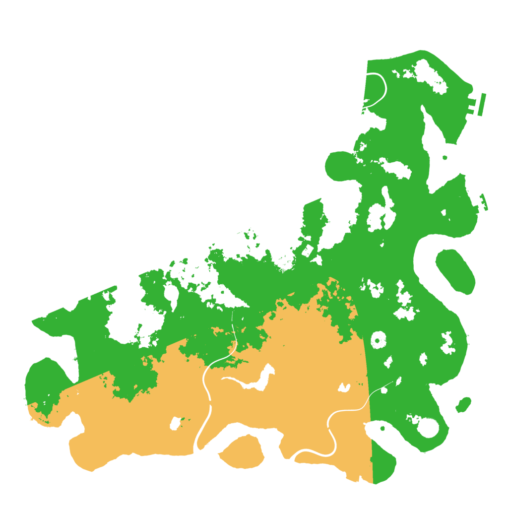 Biome Rust Map: Procedural Map, Size: 4500, Seed: 1373553280