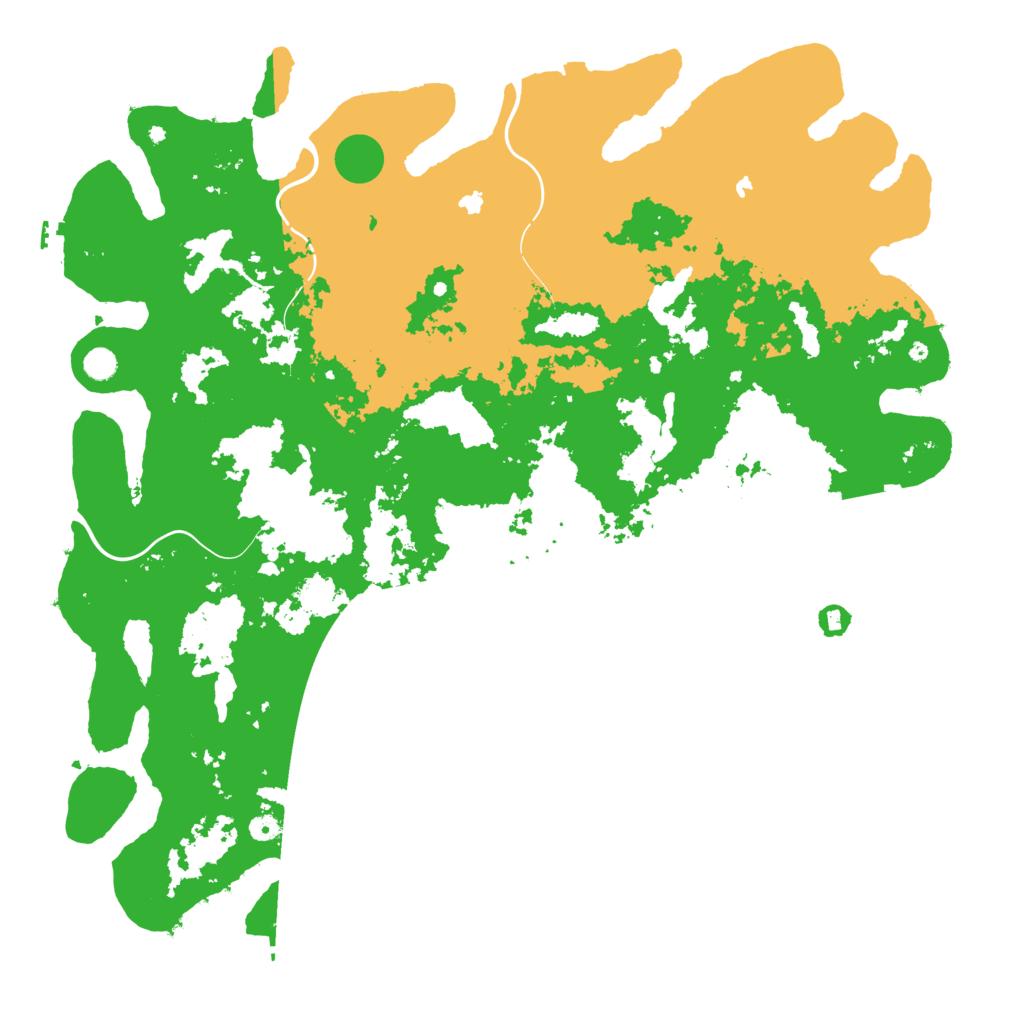 Biome Rust Map: Procedural Map, Size: 5500, Seed: 1027664551