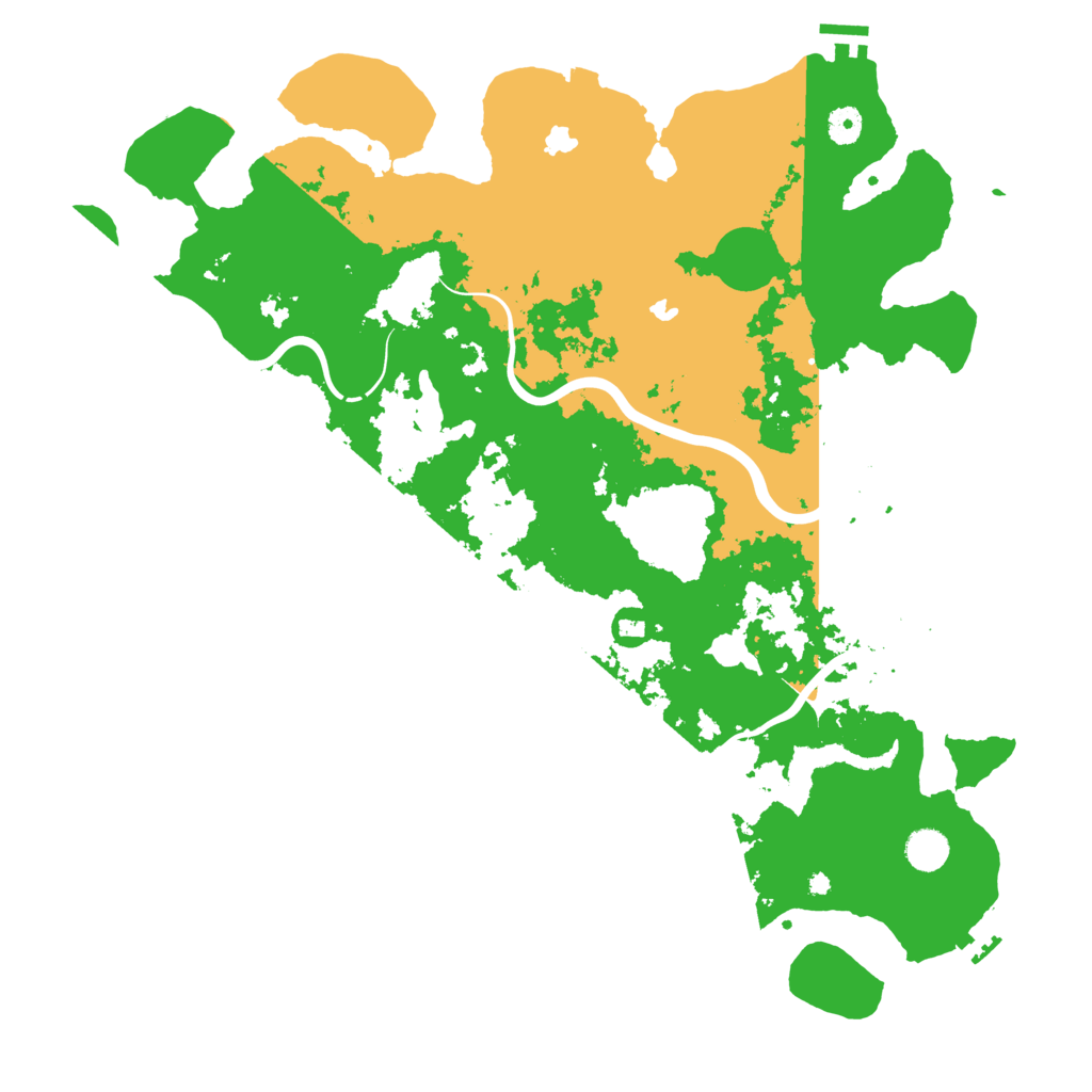 Biome Rust Map: Procedural Map, Size: 4500, Seed: 33403036