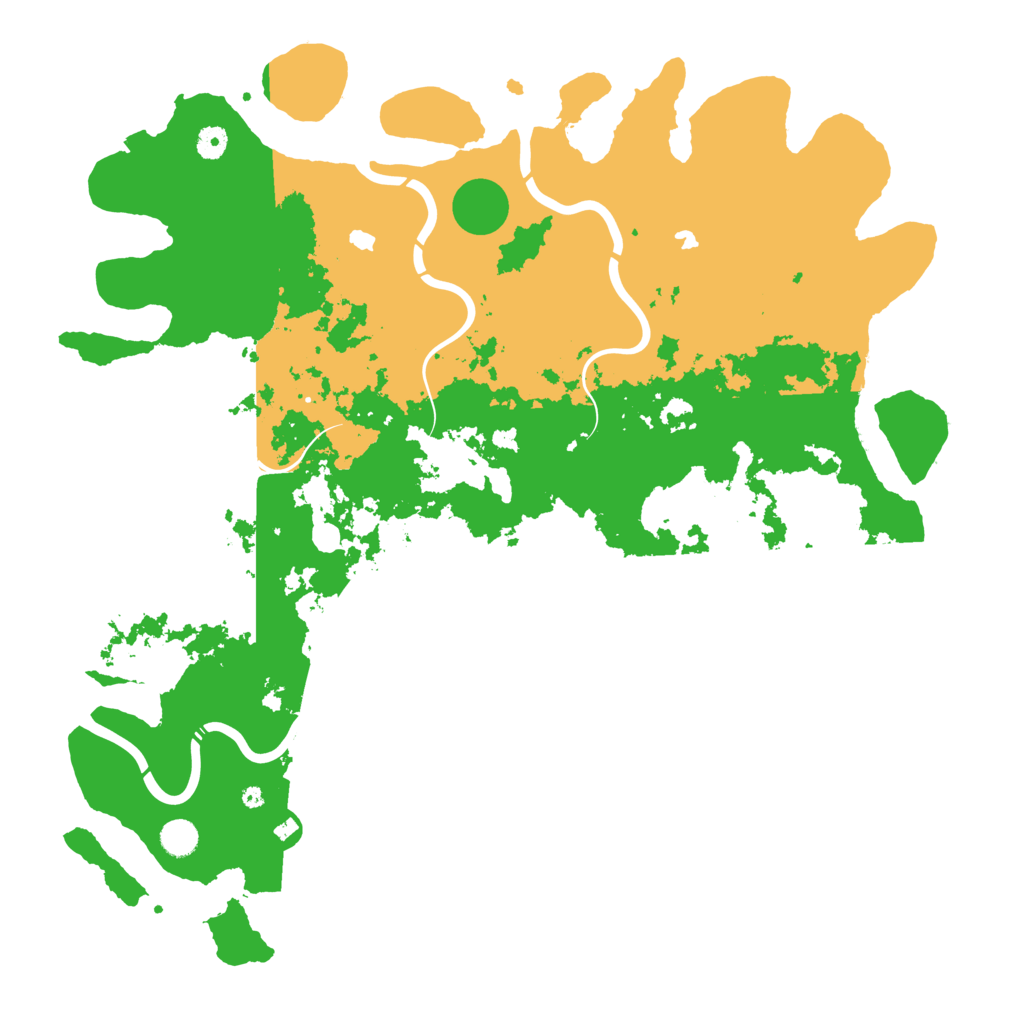 Biome Rust Map: Procedural Map, Size: 4800, Seed: 20015215