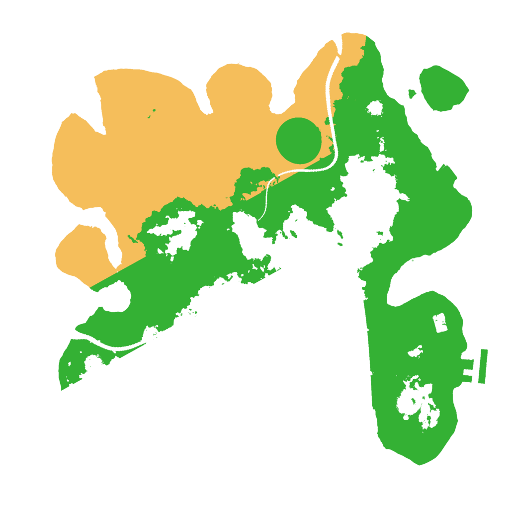 Biome Rust Map: Procedural Map, Size: 3000, Seed: 1973151464