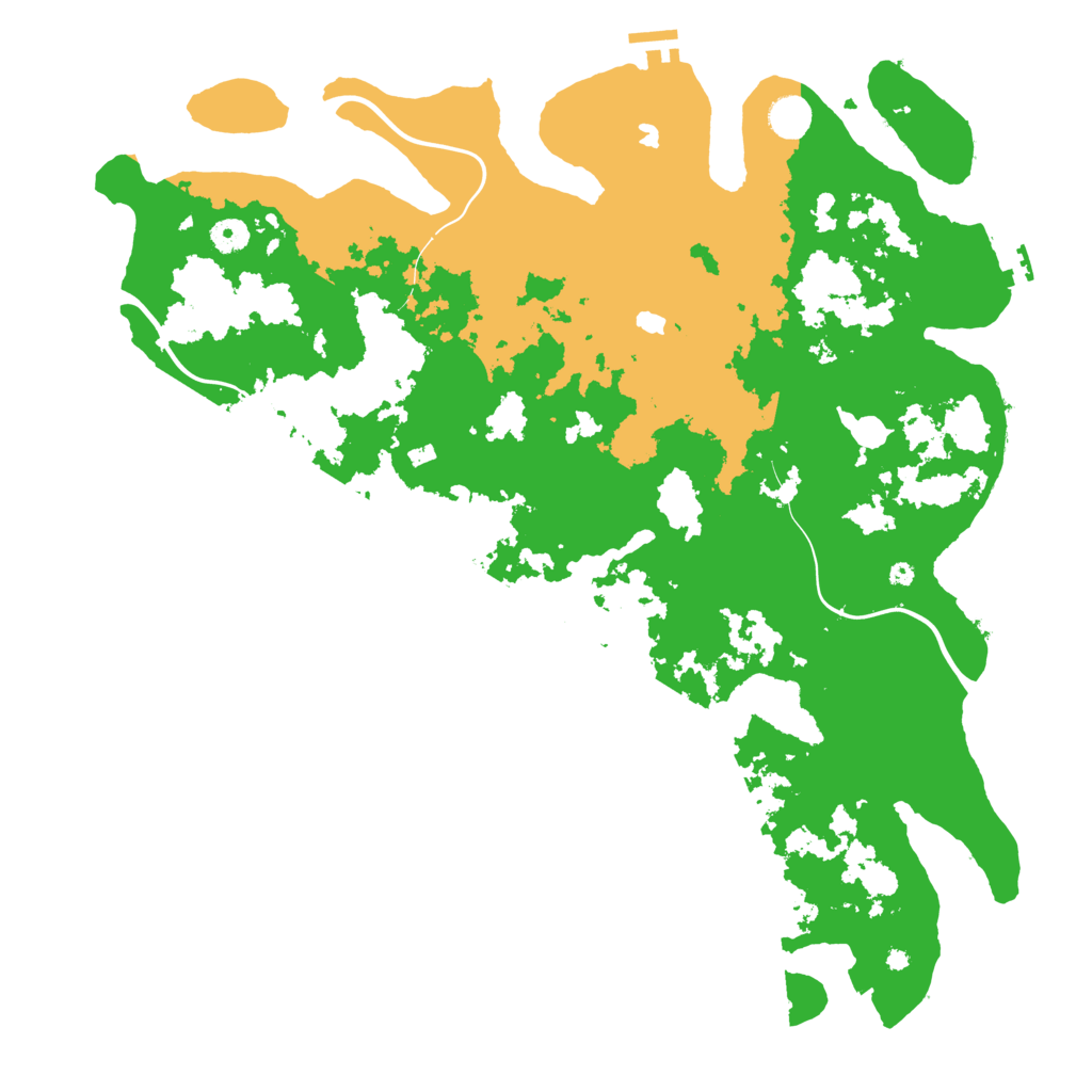 Biome Rust Map: Procedural Map, Size: 4500, Seed: 1347855296