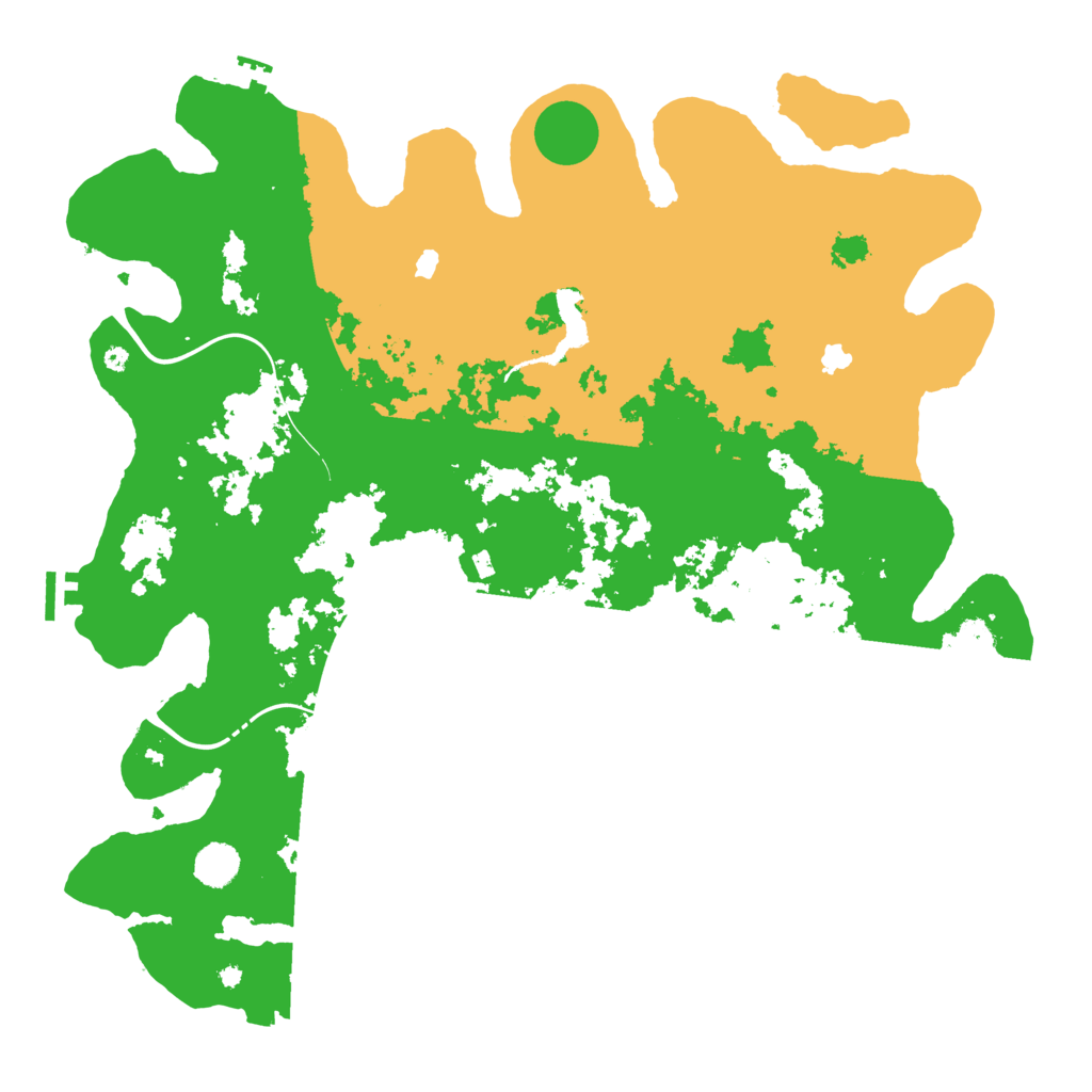 Biome Rust Map: Procedural Map, Size: 4500, Seed: 1571340914