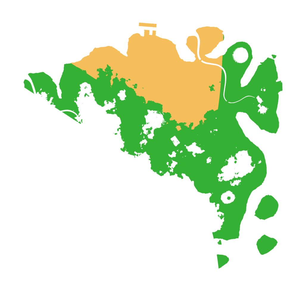 Biome Rust Map: Procedural Map, Size: 3500, Seed: 2142431208