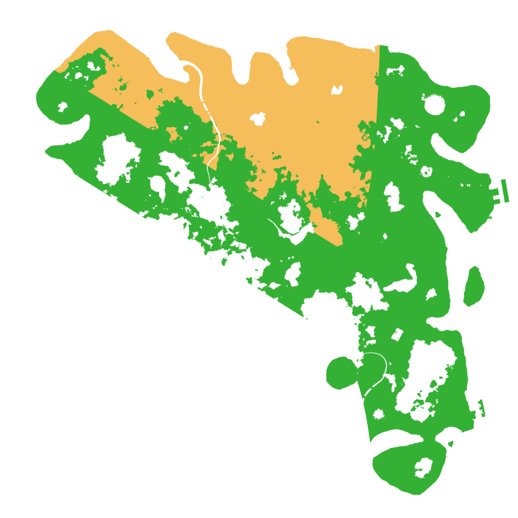 Biome Rust Map: Procedural Map, Size: 4500, Seed: 17364495