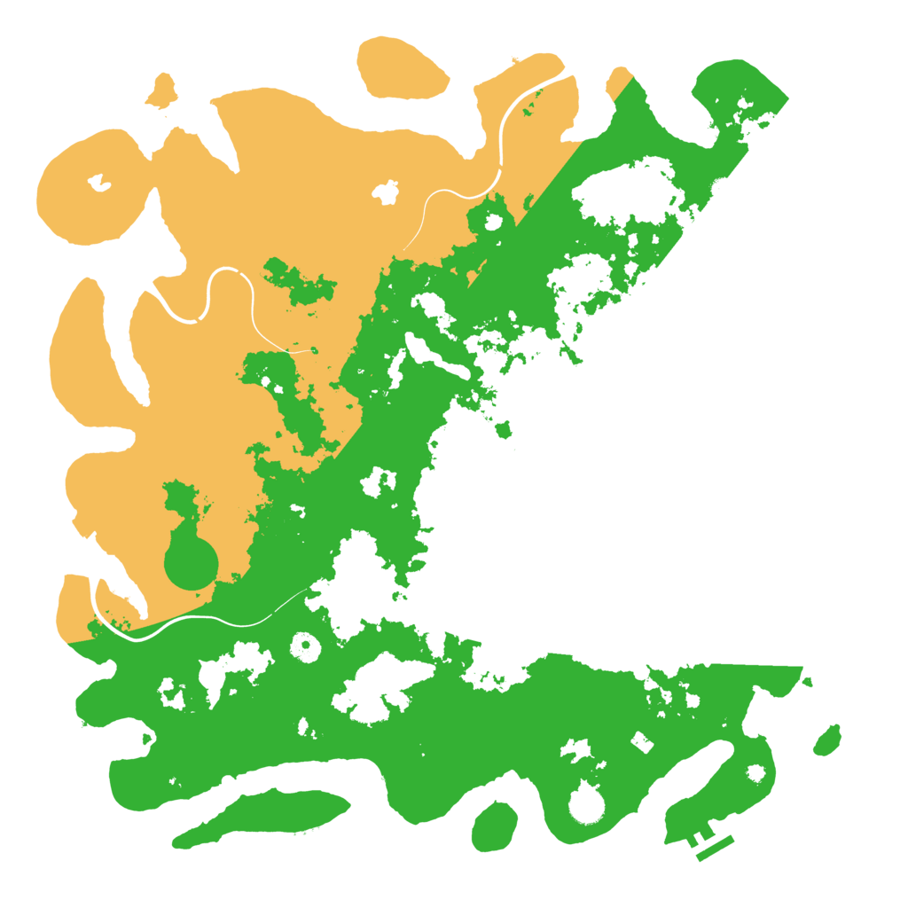 Biome Rust Map: Procedural Map, Size: 4500, Seed: 79522186