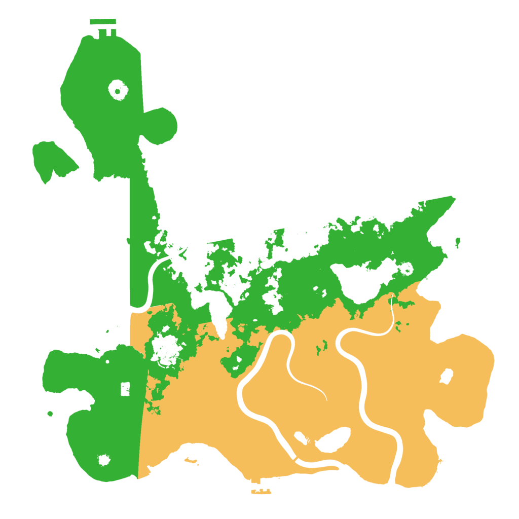 Biome Rust Map: Procedural Map, Size: 4000, Seed: 93709432