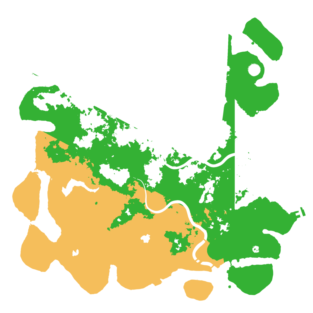 Biome Rust Map: Procedural Map, Size: 4500, Seed: 2038275879