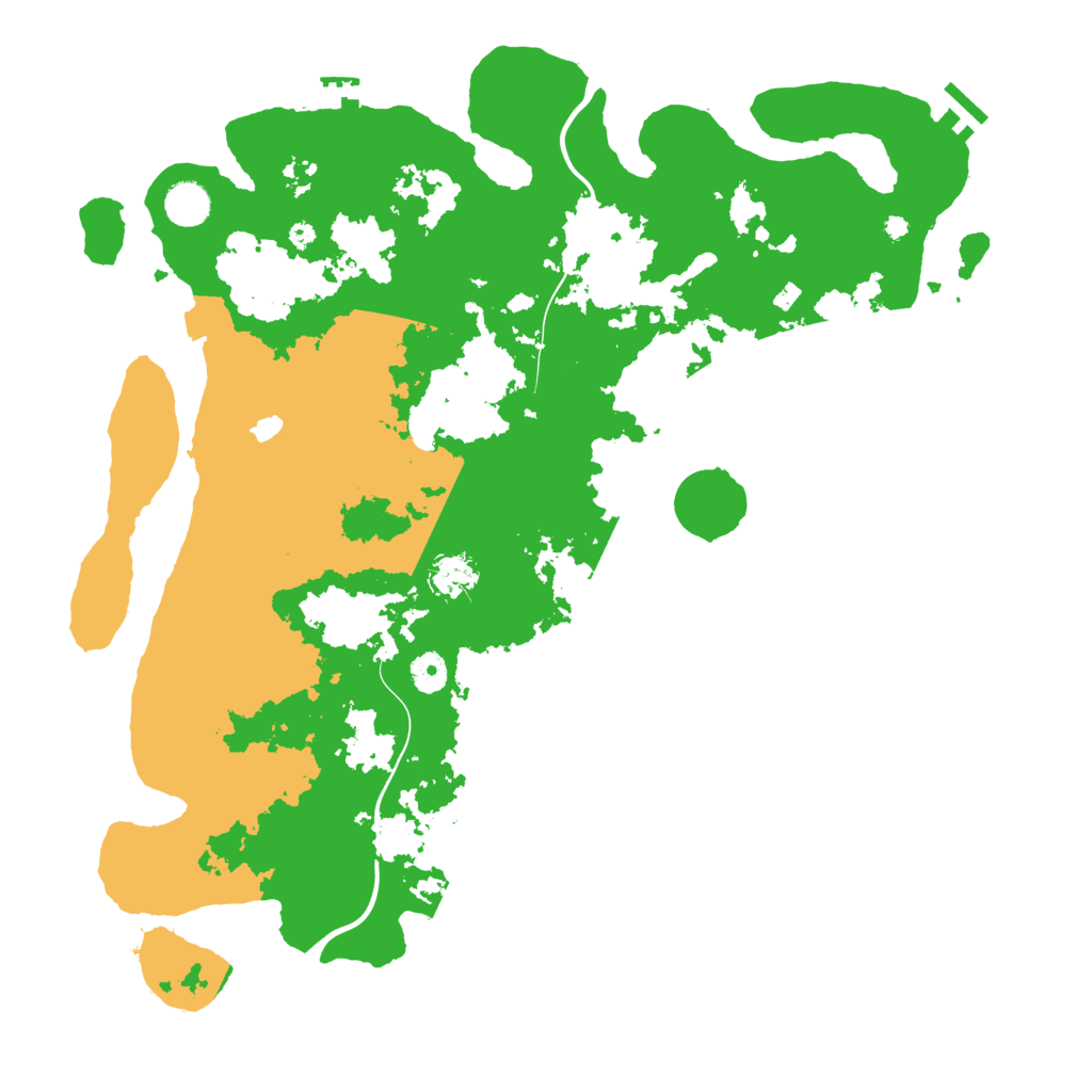 Biome Rust Map: Procedural Map, Size: 4250, Seed: 1789973092