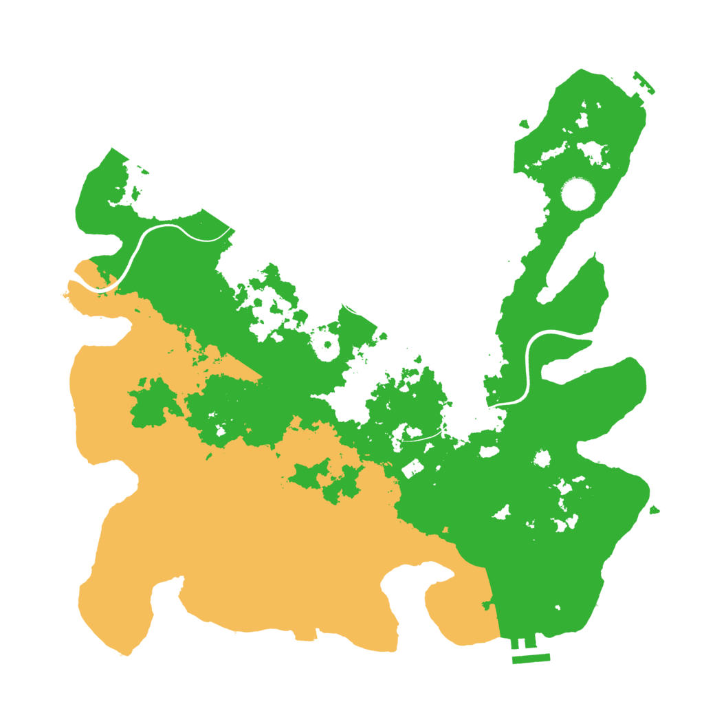 Biome Rust Map: Procedural Map, Size: 3750, Seed: 882834133