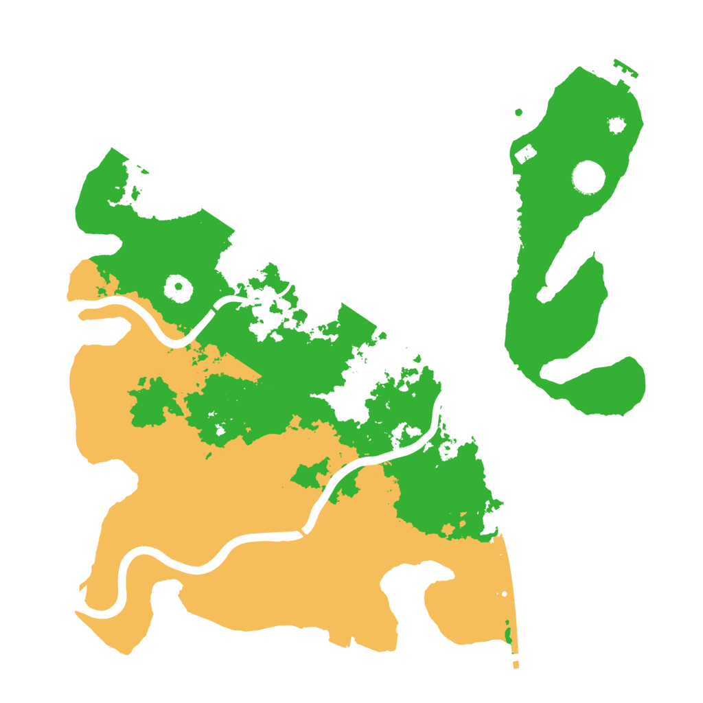 Biome Rust Map: Procedural Map, Size: 3750, Seed: 882834133