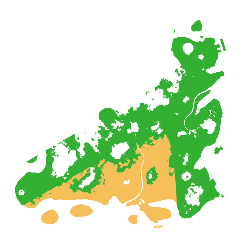 Biome Rust Map: Procedural Map, Size: 4000, Seed: 20241206