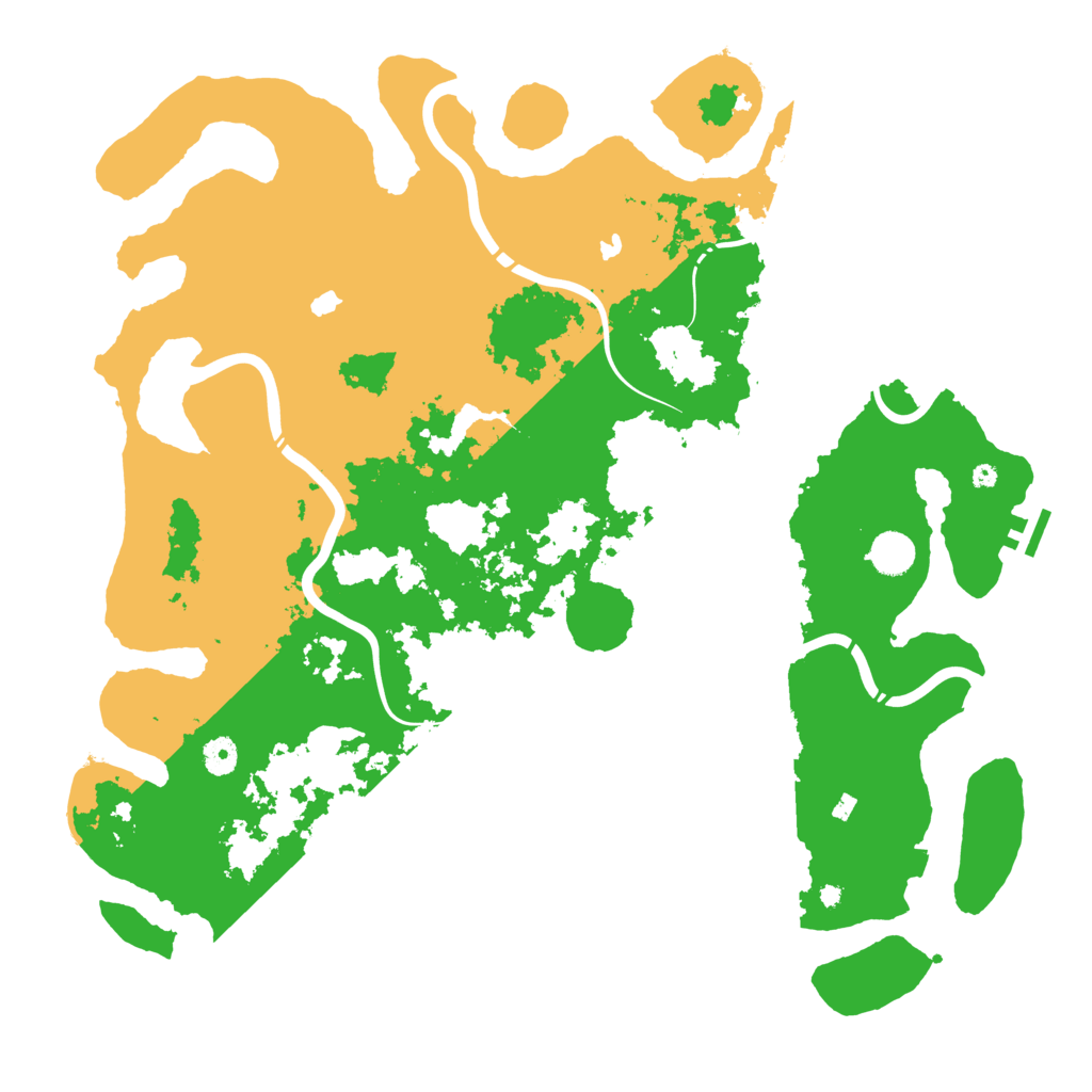 Biome Rust Map: Procedural Map, Size: 4500, Seed: 1136685714