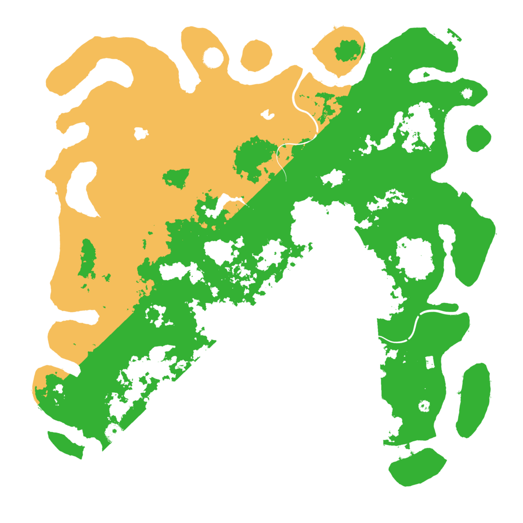 Biome Rust Map: Procedural Map, Size: 4500, Seed: 1136685714