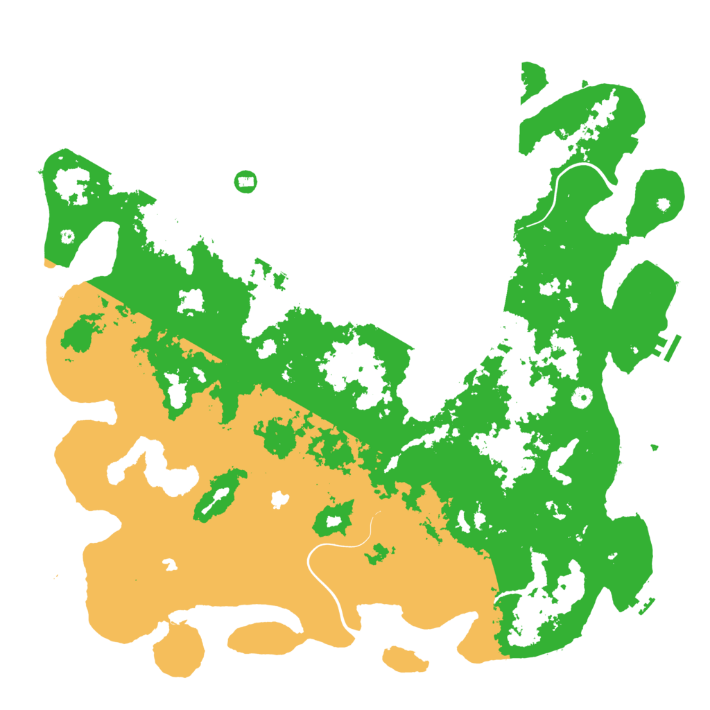 Biome Rust Map: Procedural Map, Size: 5001, Seed: 368021887