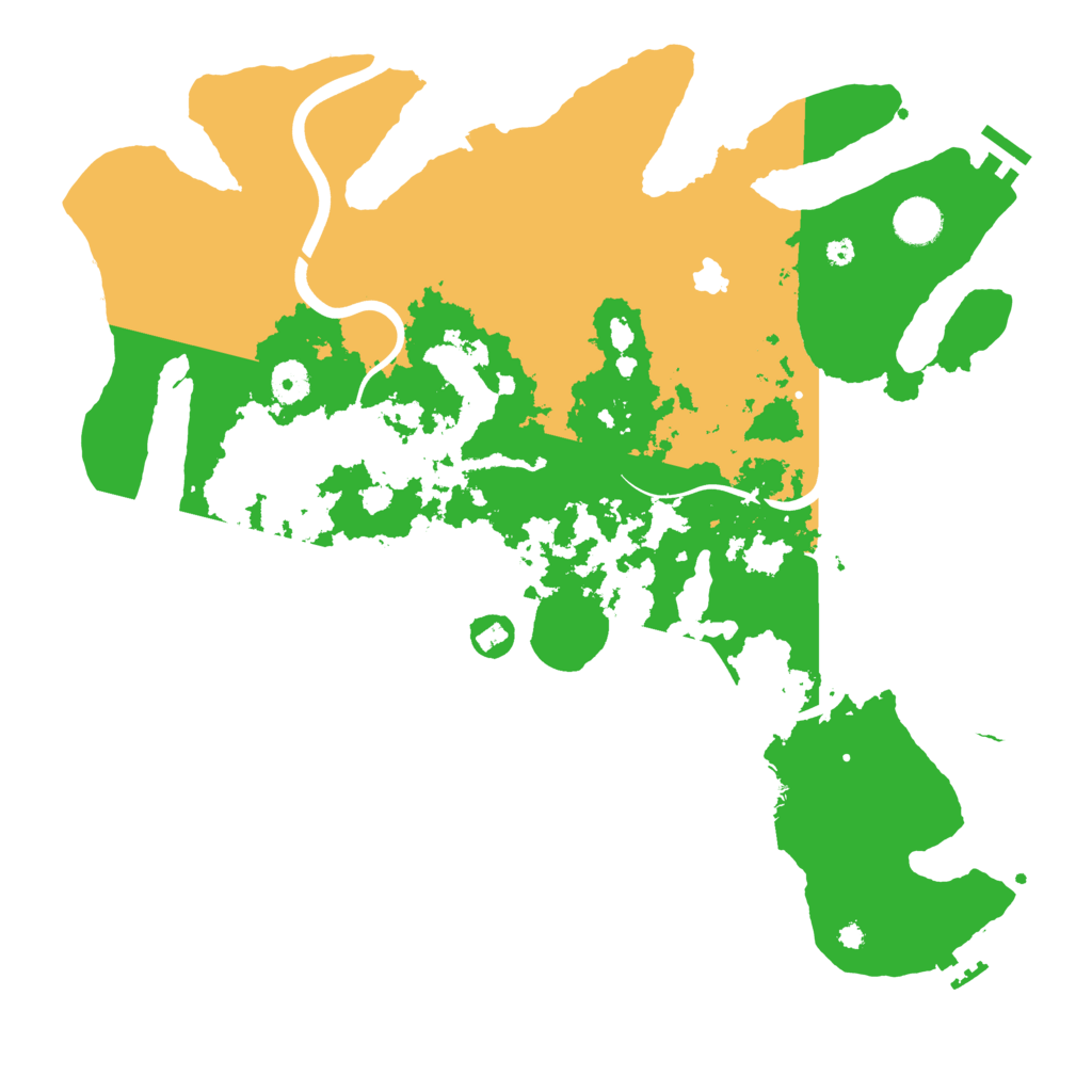 Biome Rust Map: Procedural Map, Size: 4000, Seed: 1860906528