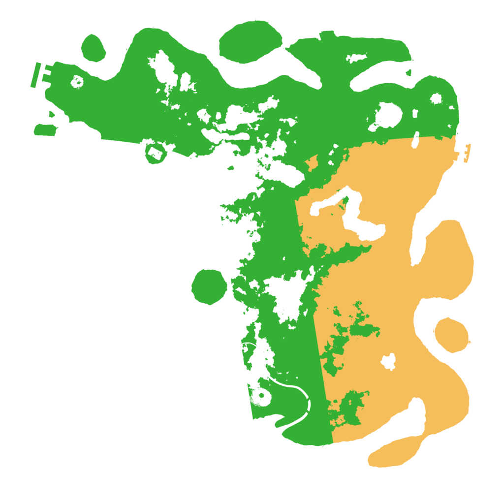 Biome Rust Map: Procedural Map, Size: 4000, Seed: 19822511