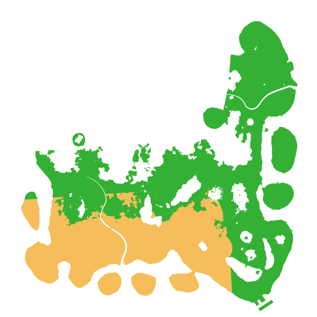 Biome Rust Map: Procedural Map, Size: 4000, Seed: 160970360