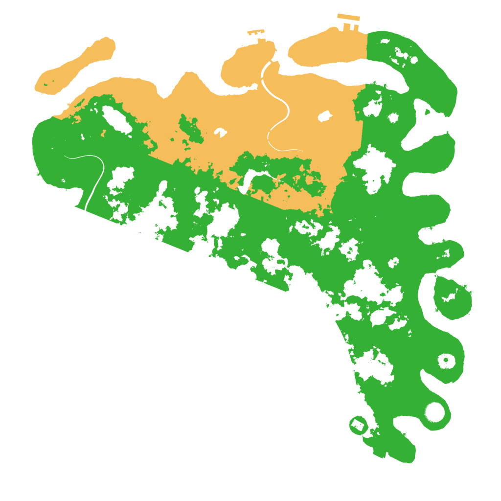Biome Rust Map: Procedural Map, Size: 4500, Seed: 1450029479