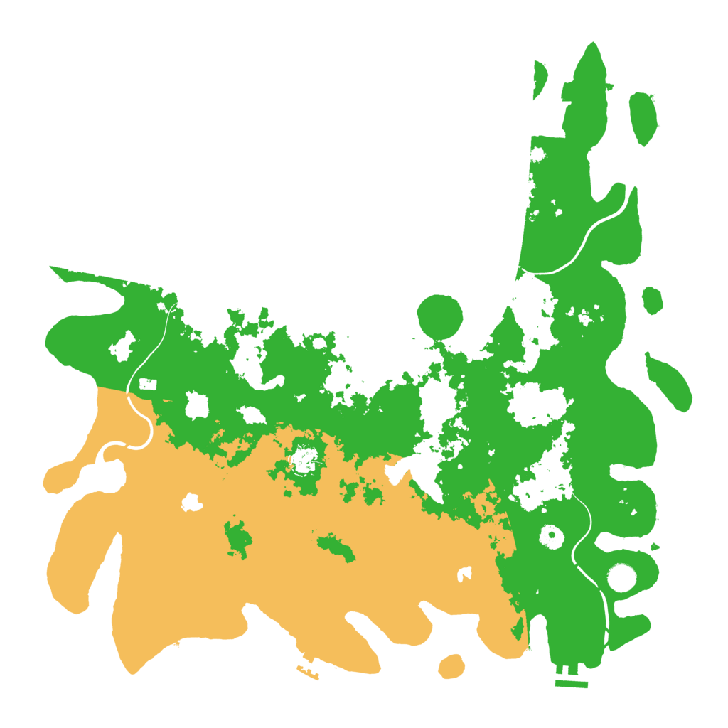 Biome Rust Map: Procedural Map, Size: 4500, Seed: 1177292865