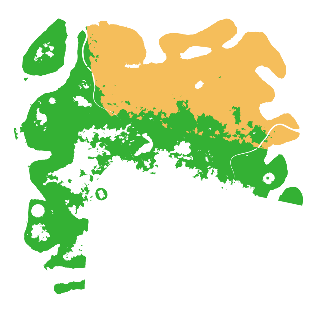 Biome Rust Map: Procedural Map, Size: 4250, Seed: 1021465250