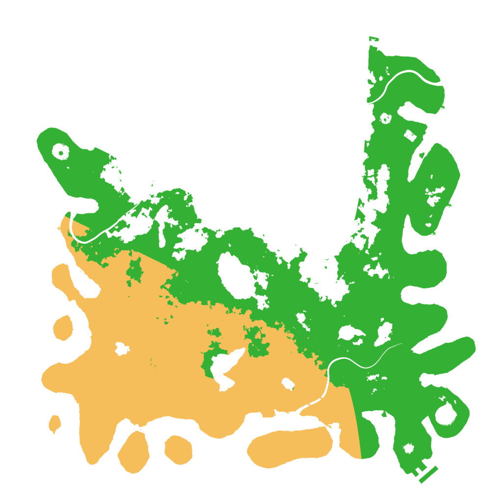 Biome Rust Map: Procedural Map, Size: 4500, Seed: 1401256028