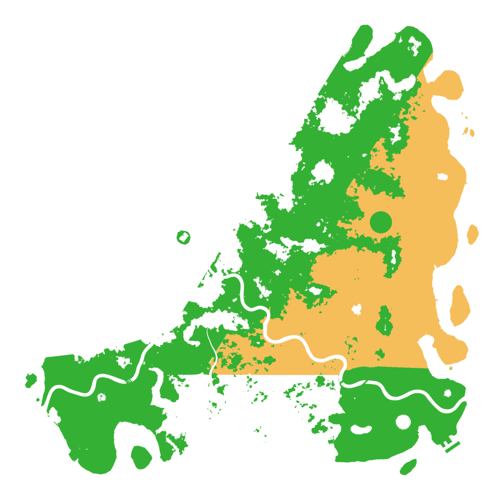 Biome Rust Map: Procedural Map, Size: 6000, Seed: 1122201101