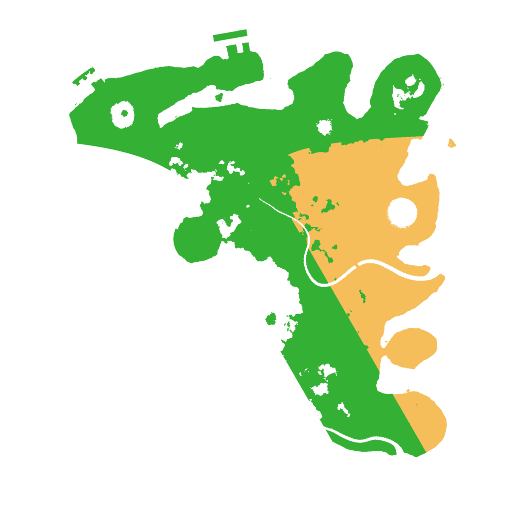 Biome Rust Map: Procedural Map, Size: 3000, Seed: 800085