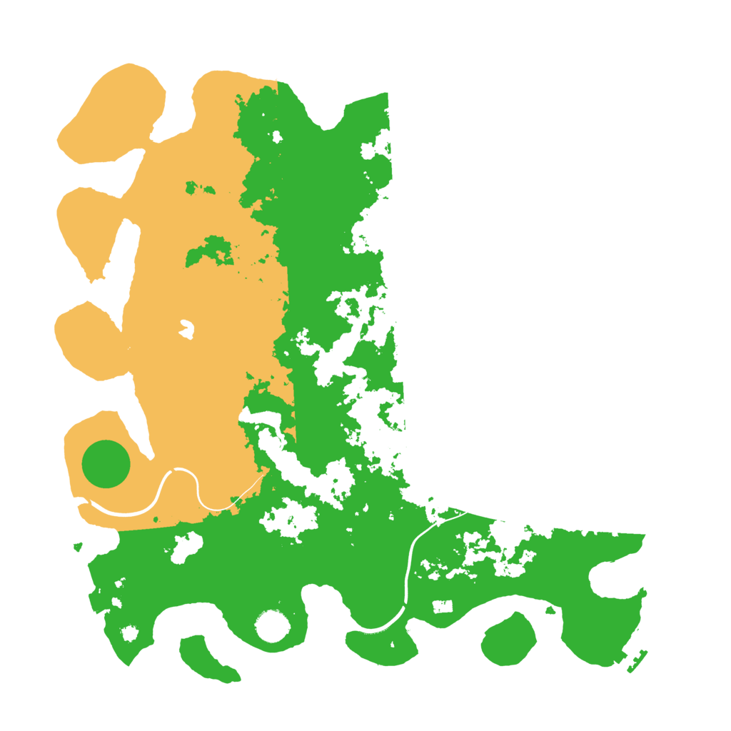 Biome Rust Map: Procedural Map, Size: 4000, Seed: 6801