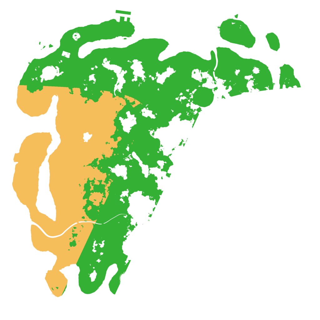 Biome Rust Map: Procedural Map, Size: 4250, Seed: 149725307