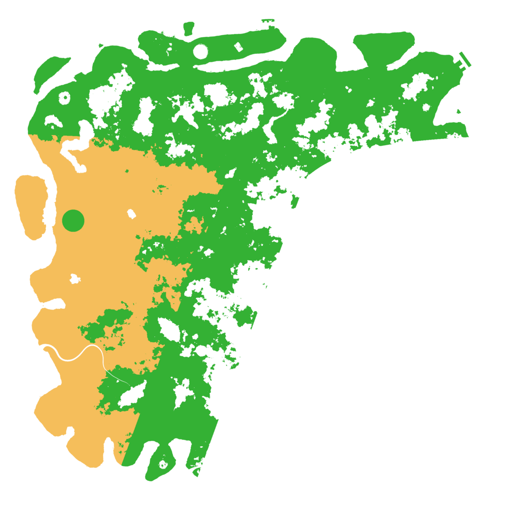 Biome Rust Map: Procedural Map, Size: 6000, Seed: 834661735