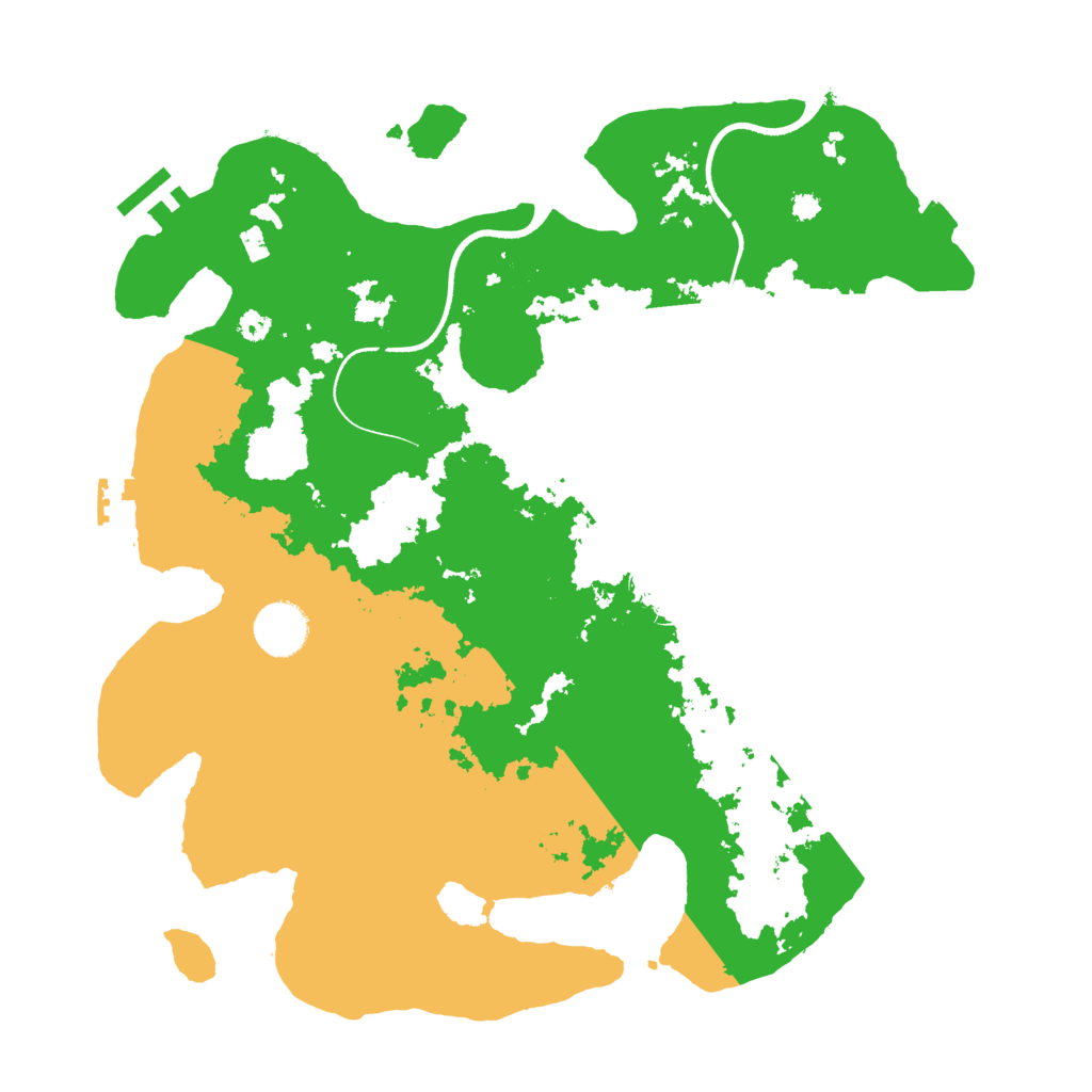 Biome Rust Map: Procedural Map, Size: 3550, Seed: 489665