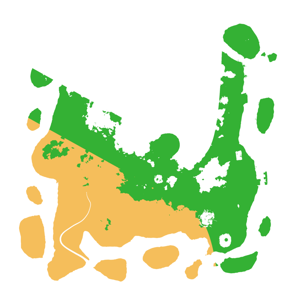 Biome Rust Map: Procedural Map, Size: 3500, Seed: 446307675
