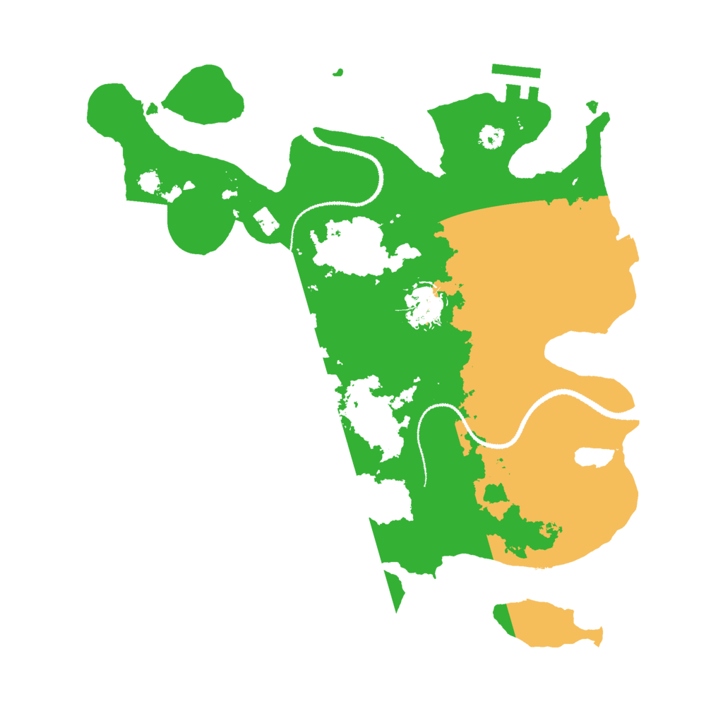 Biome Rust Map: Procedural Map, Size: 3000, Seed: 683633097