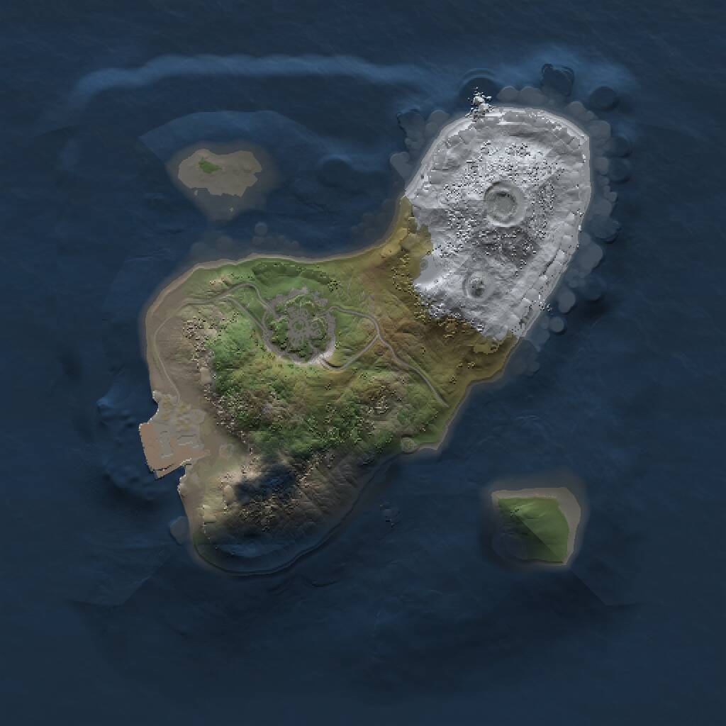 Rust Map: Procedural Map, Size: 1500, Seed: 899641400, 2 Monuments