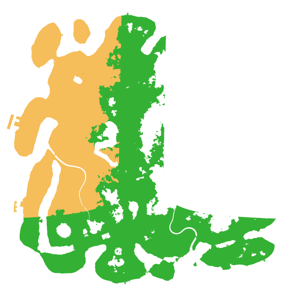 Biome Rust Map: Procedural Map, Size: 4000, Seed: 139013