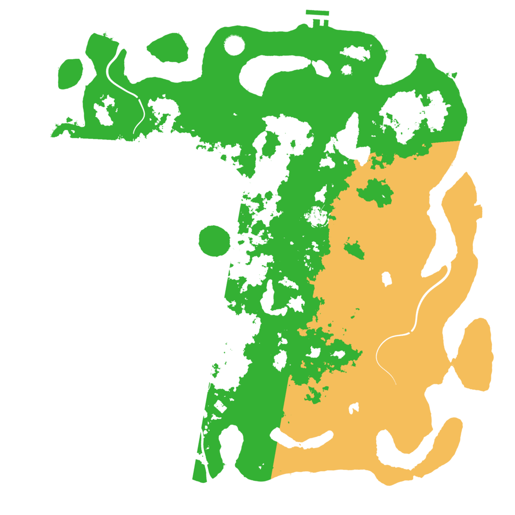 Biome Rust Map: Procedural Map, Size: 4500, Seed: 428700211