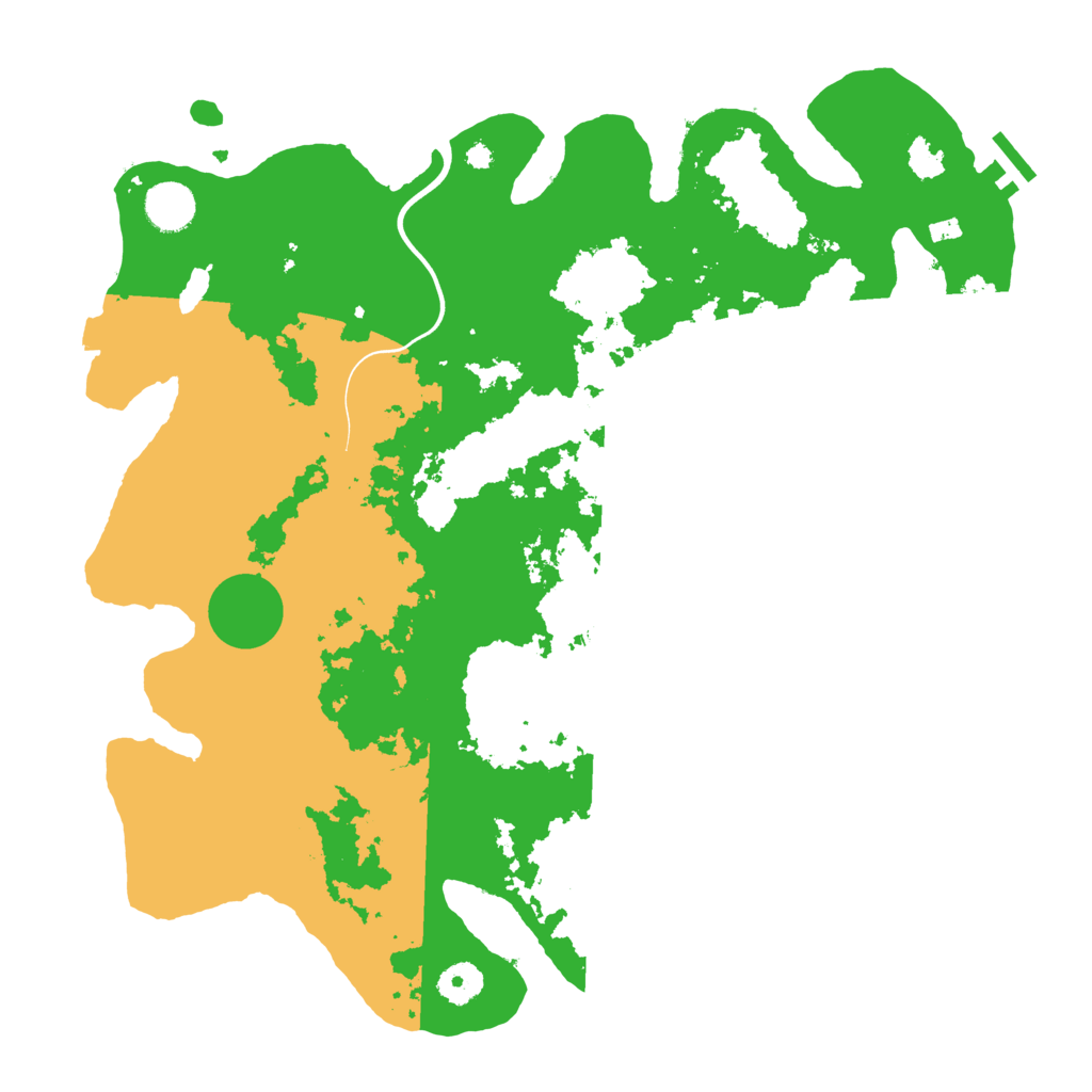 Biome Rust Map: Procedural Map, Size: 3850, Seed: 723356215